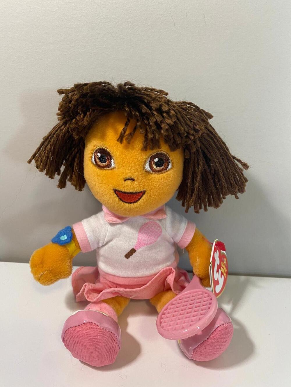 Ty Beanie Baby “Dora Del Tenis” the Dora the Explorer Doll (7.5 inch)